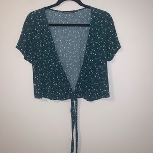 Brandy Melville flower print blouse!